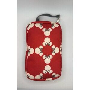 Disney Minnie Mouse Red Travel Organizer Zip Case Pouch